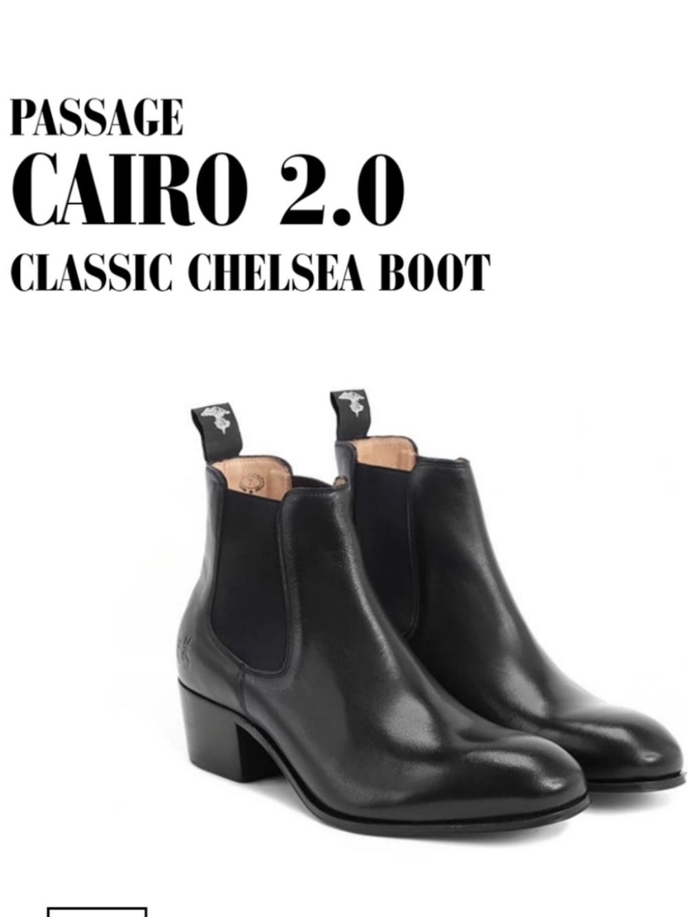 John Fluevog Black Classic Chelsea Ankle Boots
